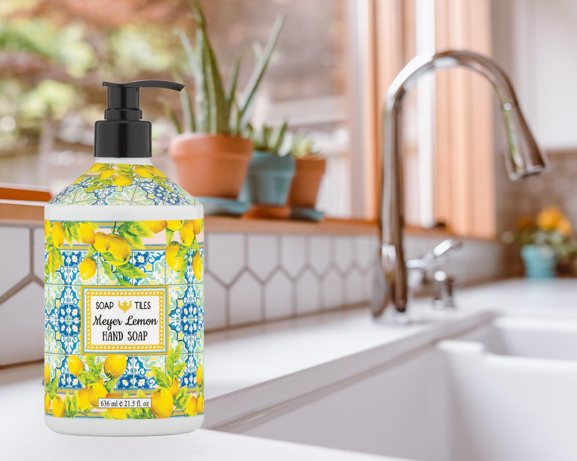 Soap Tiles Hand Soap 4-Pack | Home & Body Company | Sweet Orange, Olive Thyme, Pomegranate, Meyer Lemon