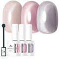 HoMei WEEKLY GEL: Holographic Cat Eye Nail Polish – Easy Peel-Off in 7 Days