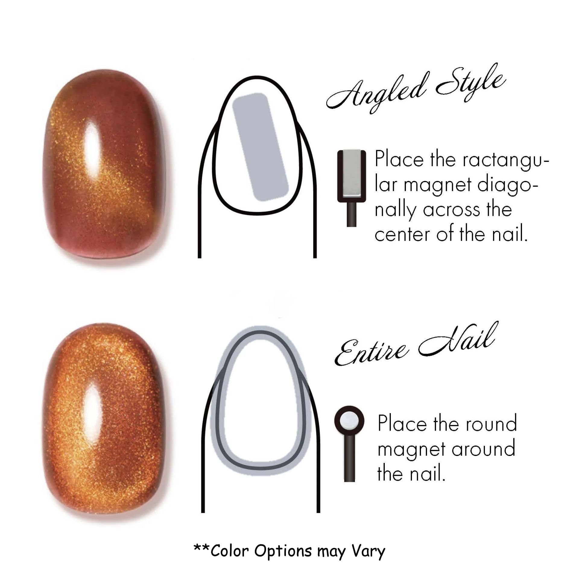 HoMei WEEKLY GEL: Holographic Cat Eye Nail Polish – Easy Peel-Off in 7 Days