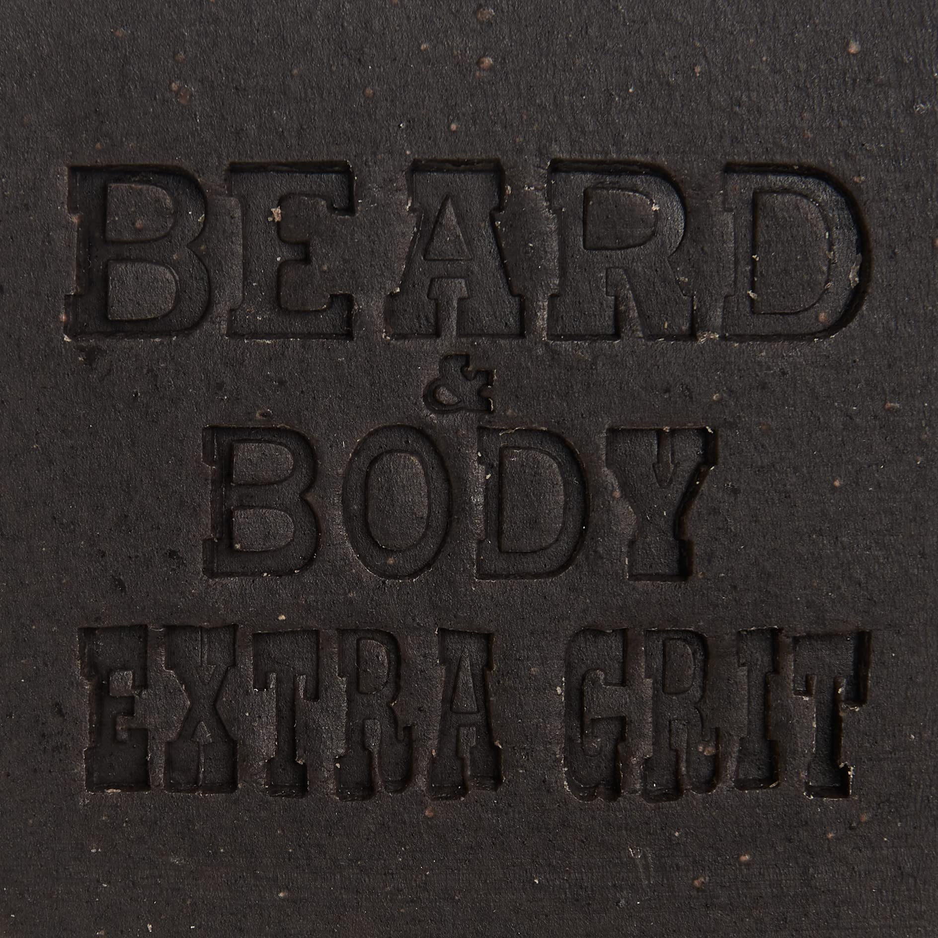 Honest Amish Beard & Body Soap Extra Grit — Pack of 2 | Handcrafted Exfoliating Bars