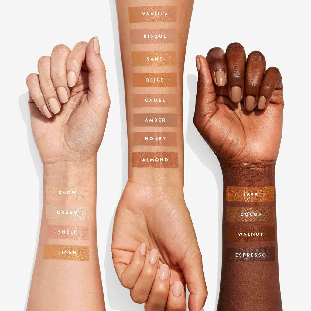 Honest Beauty Everything Cream Foundation Compact – Walnut Shade | Buildable Coverage 0.31 oz