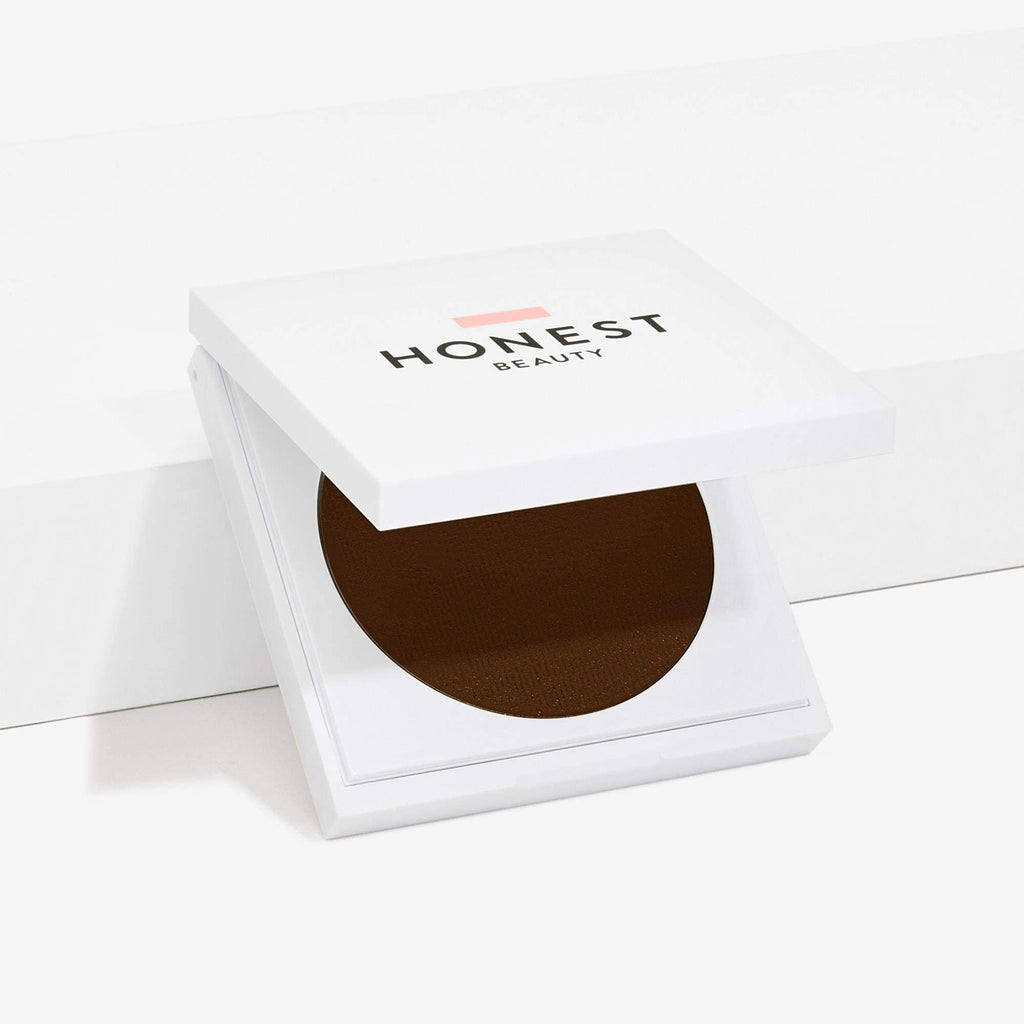Honest Beauty Everything Cream Foundation Compact – Walnut Shade | Buildable Coverage 0.31 oz