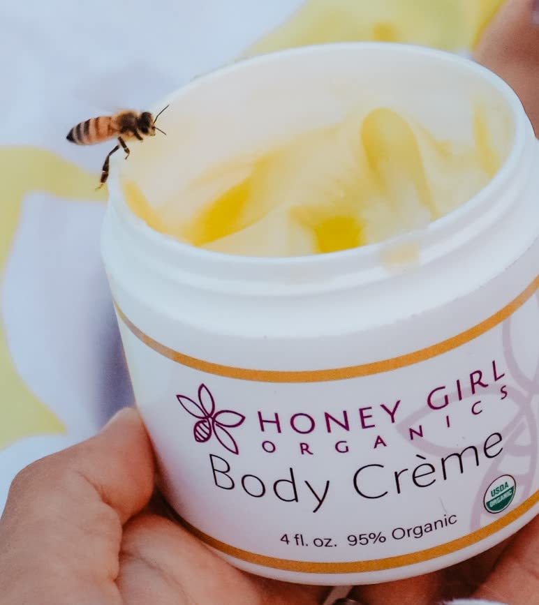 Honey Girl Organics Body Creme | Handmade Hawaii Moisturizing Cream, 4.0 fl oz