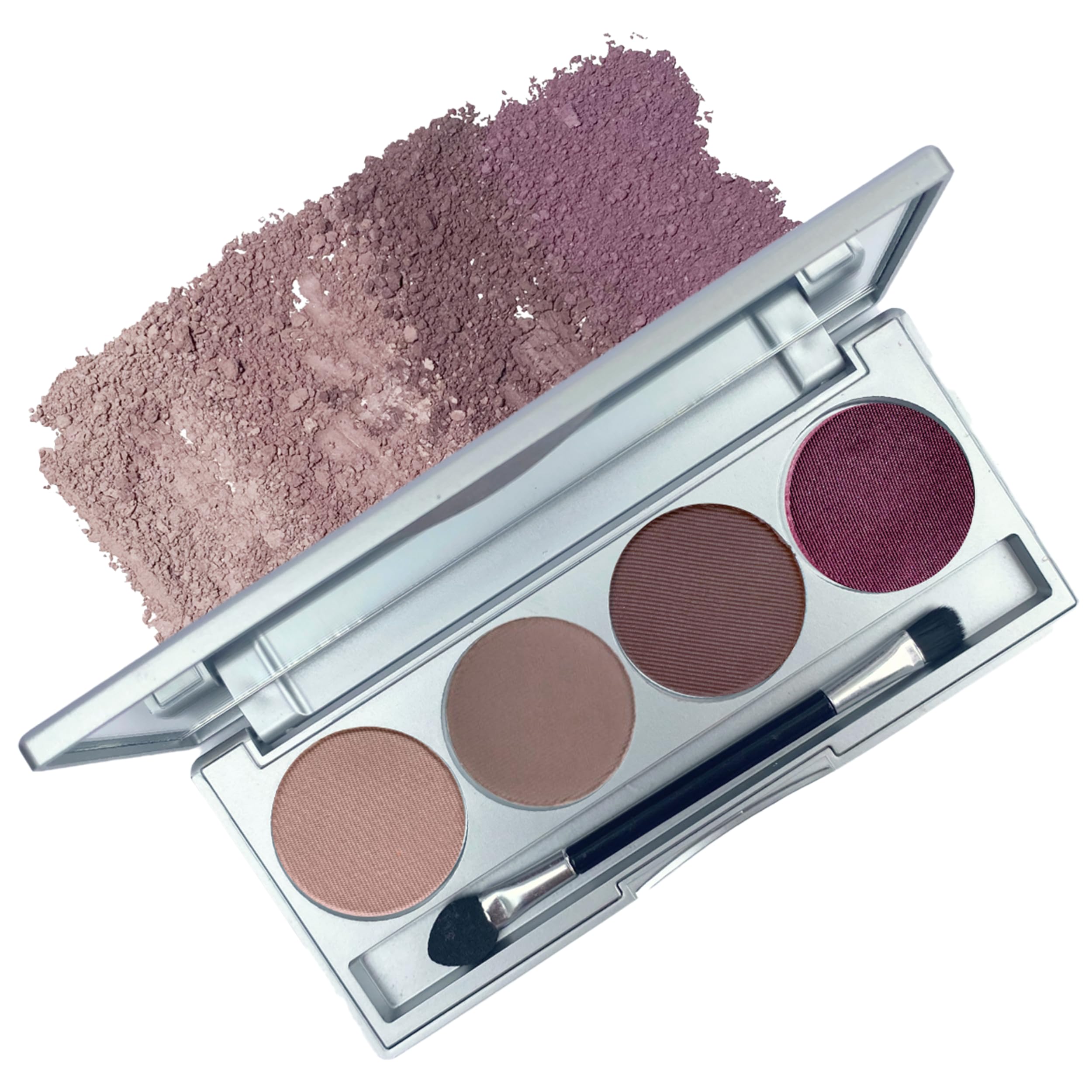 Honeybee Gardens Amethyst Glow Eye Shadow Palette – Clean, Vegan, Cruelty-Free