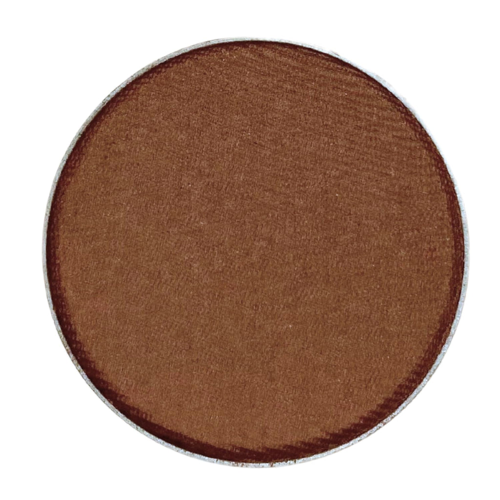 Honeybee Gardens Cairo Pressed Powder Eye Shadow Refill — Medium Plum Brown Shimmer, Long-Wearing & Crease-Proof