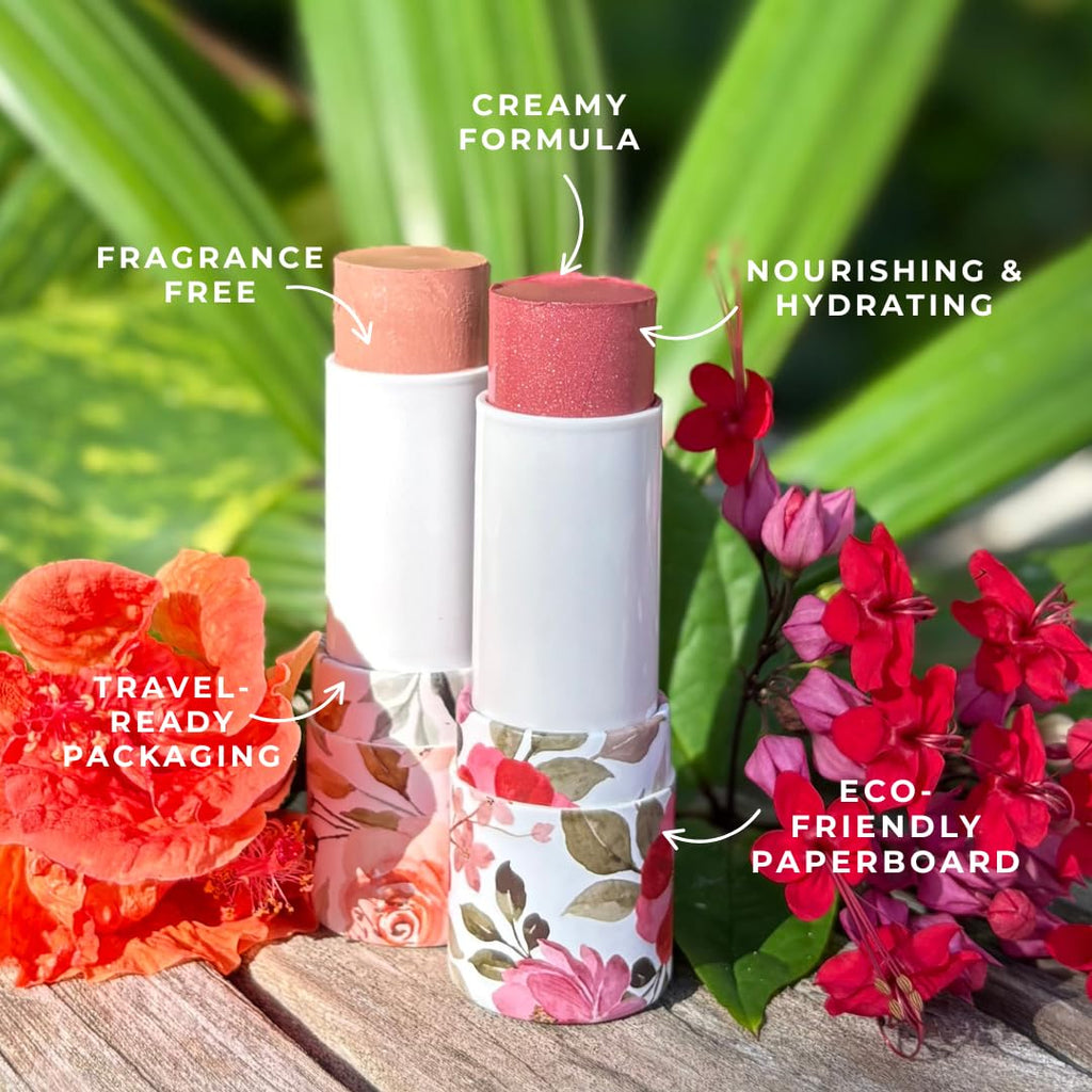 Honeybee Gardens Color Within Reach MultiStick Eden Soft Rose – Creamy, Multi-Use Makeup (0.2 oz) | Vegan & Cruelty-Free