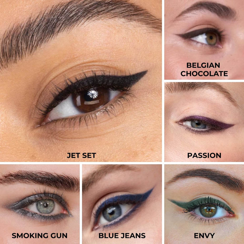 Honeybee Gardens Effortless Eyeliner Pencil – Smoking Gun, Rich Pigment, Long-Wearing, Vegan