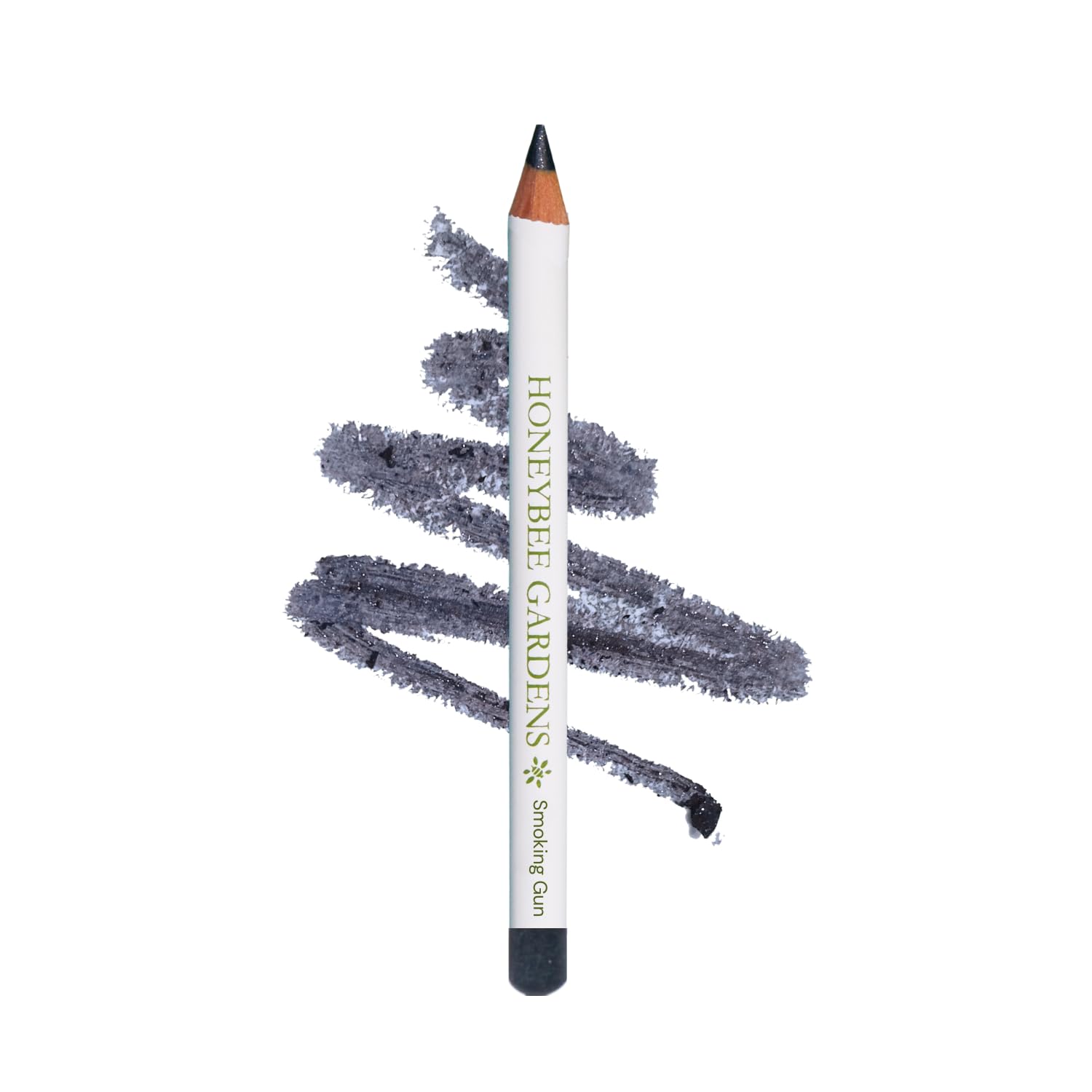 Honeybee Gardens Effortless Eyeliner Pencil – Smoking Gun, Rich Pigment, Long-Wearing, Vegan