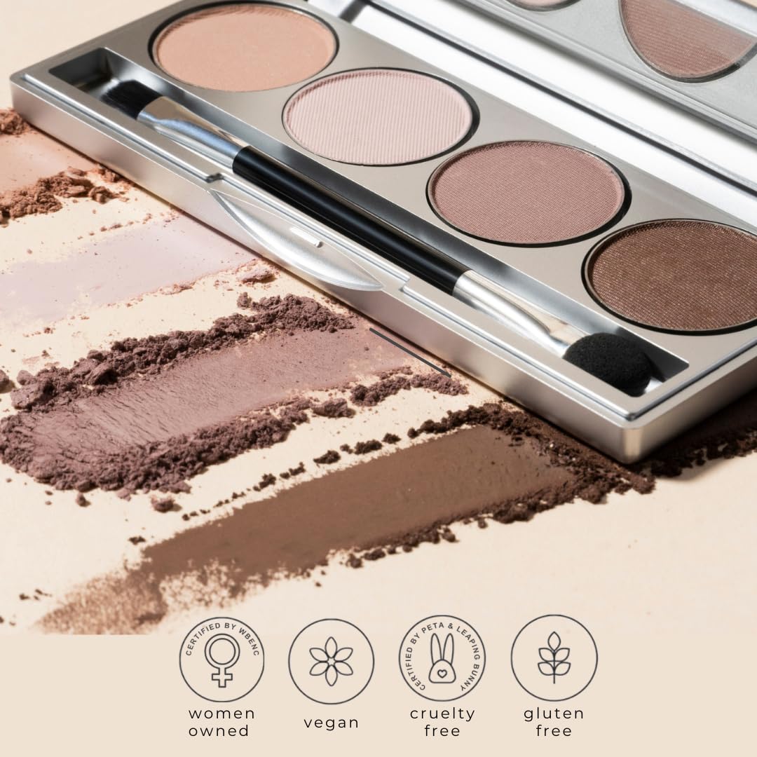 Honeybee Gardens Nirvana Matte White Pressed Eye Shadow Refill — Long-Wearing Mineral Color