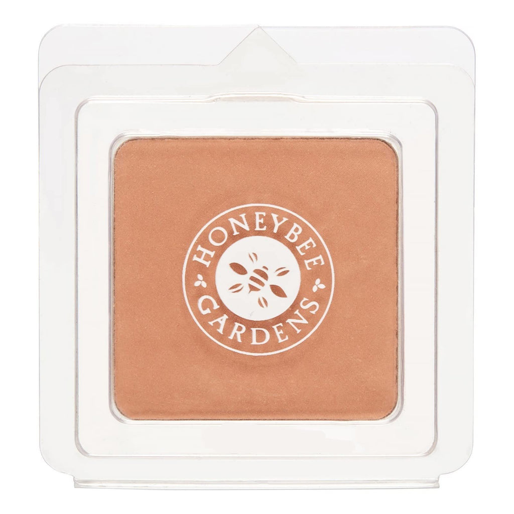 Honeybee Gardens Pressed Mineral Powder Foundation Refill Montego Warm Tan – Adjustable Coverage