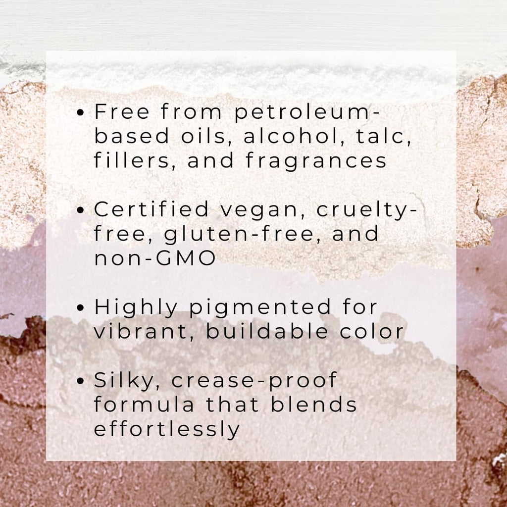 Honeybee Gardens Skinny Dip II Refillable Eye Shadow Palette – Gluten Free, Vegan, Paraben Free