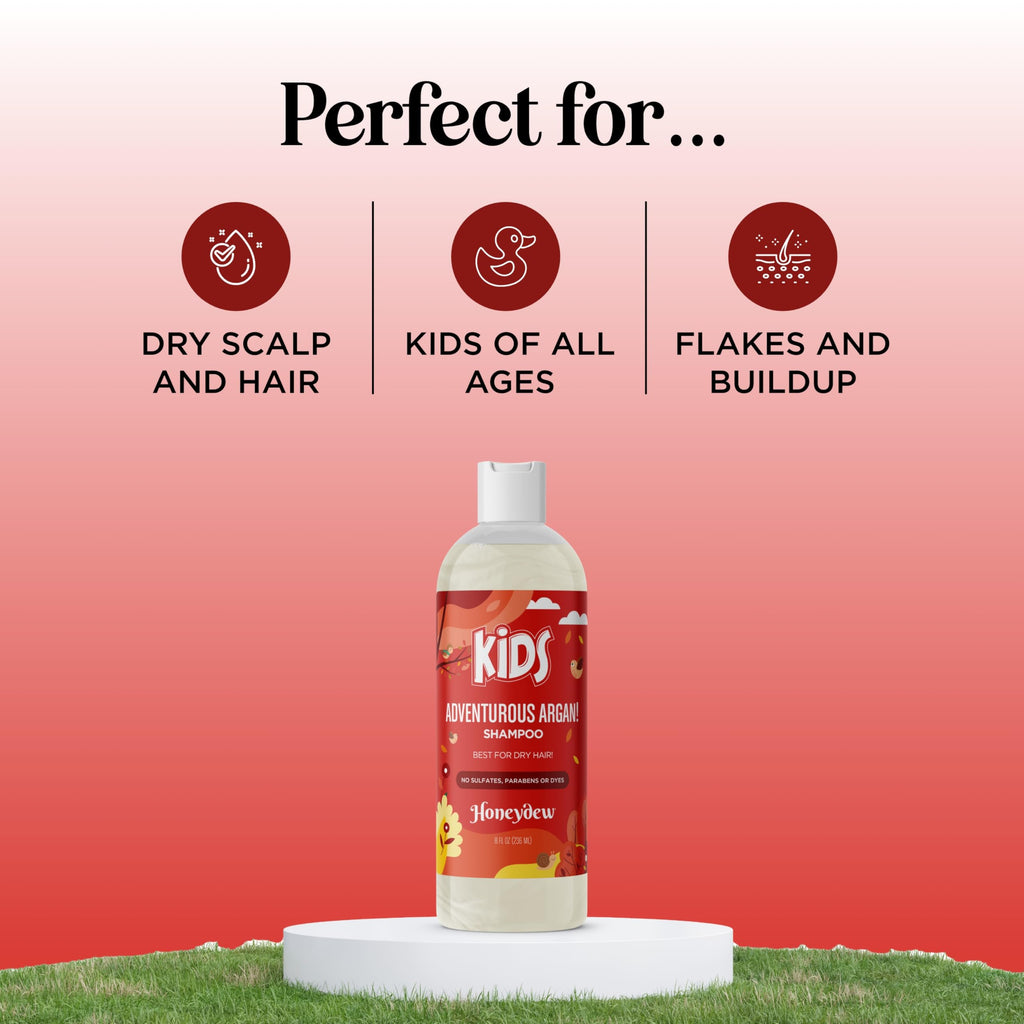 HONEYDEW Nourishing Kids Shampoo for Dry Scalp – Gentle Build-Up & Flake Care
