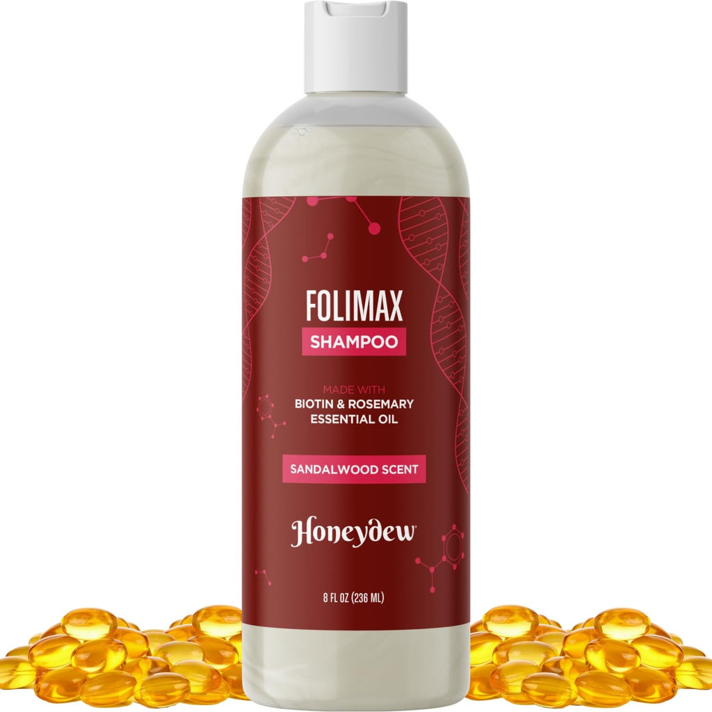 HONEYDEW Folimax Biotin Shampoo for Thinning Hair – Volumizing, Vegan, Color Safe