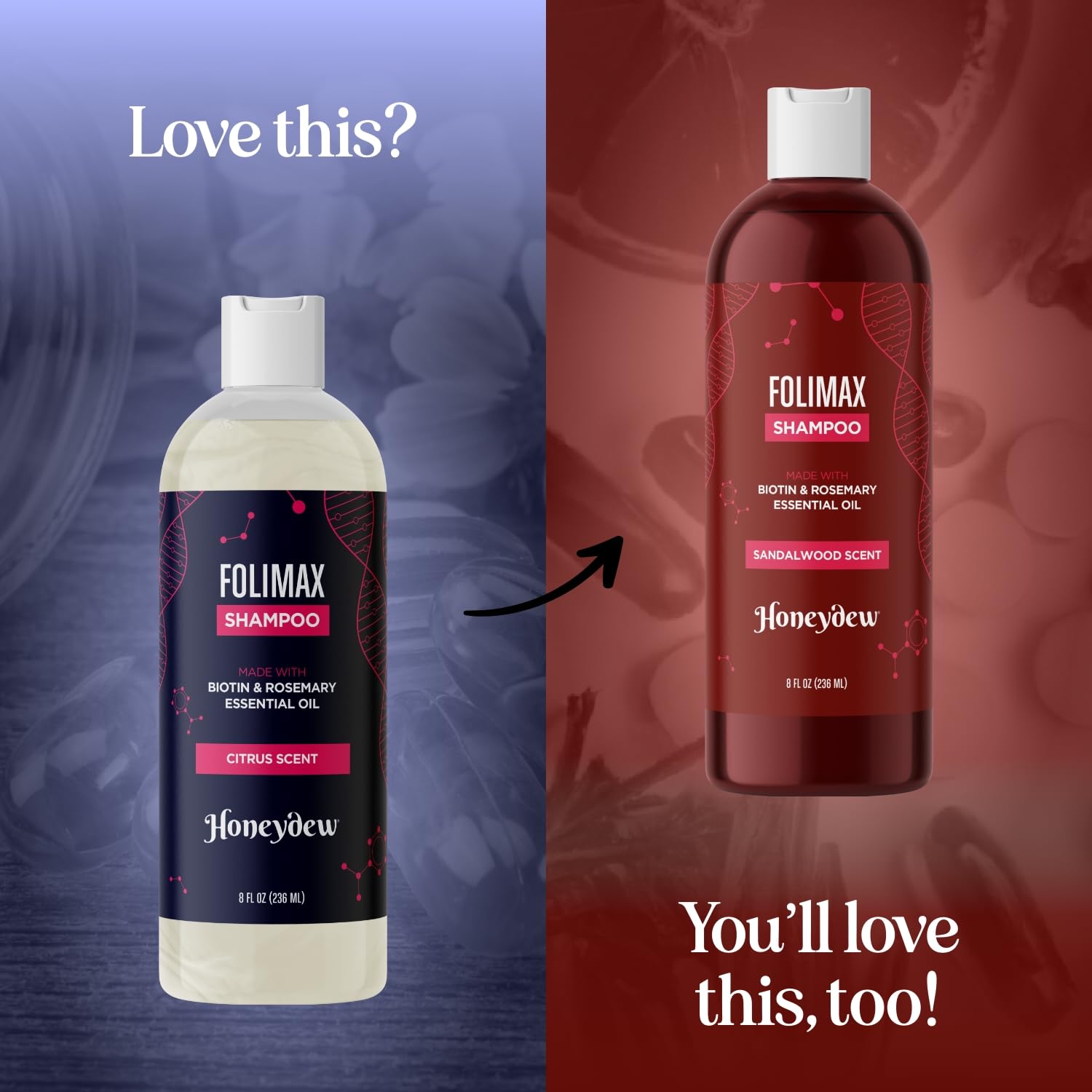 Honeydew Folimax Biotin Shampoo for Thinning Hair – Volumizing, Color Safe, Sulfate Free
