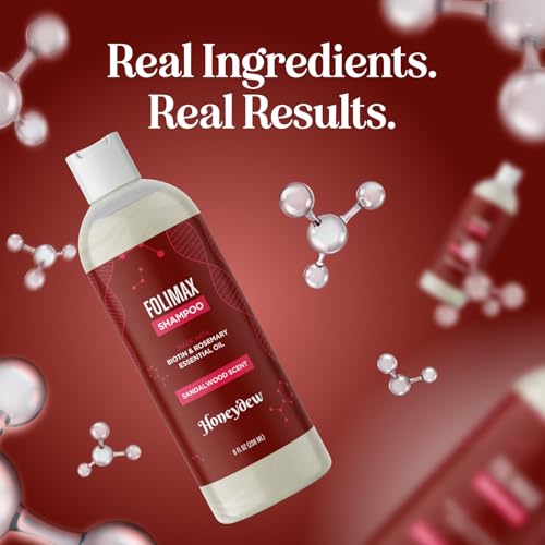 HONEYDEW Folimax Biotin Shampoo for Thinning Hair – Volumizing, Vegan, Color Safe