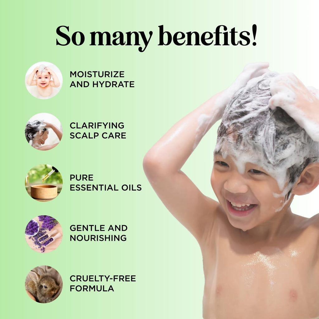 HONEYDEW Cleansing Kids Shampoo for Dry Scalp – Tea Tree & Rosemary Oils
