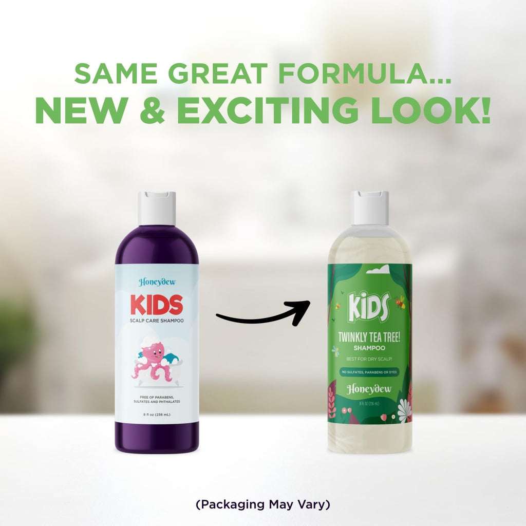 HONEYDEW Cleansing Kids Shampoo for Dry Scalp – Tea Tree & Rosemary Oils