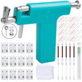 HONGTU implant Ear Piercing Gun Kit – Reusable 204-Piece Jewelry for Salon & Home