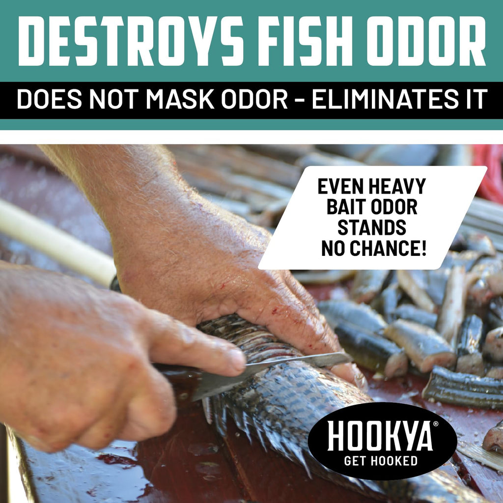 Hook'Ya Fishing Hand Soap – Odor-Removing Degreaser for Anglers | 2 Pack 12oz