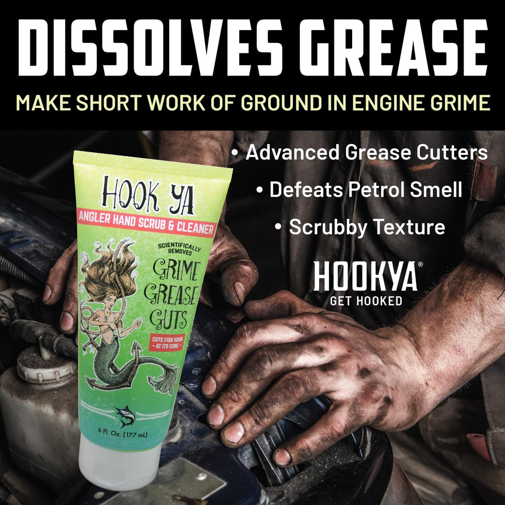 Hook'Ya Fishing Hand Soap – Odor-Removing Degreaser for Anglers | 2 Pack 12oz