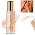 HOSAILY Body Glitter Spray Rose Gold – 60ML Moisturizing Glow Highlighter