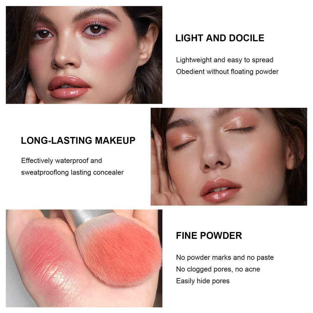HOSAILY 12-Color Cream Blush Palette – Waterproof, Long-Lasting Matte Blush