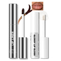 HOSAILY Peel Off Lip Liner Stain Tattoo – Brown Lip Liner & Clear Gloss Duo, Long-Lasting Lip Makeover