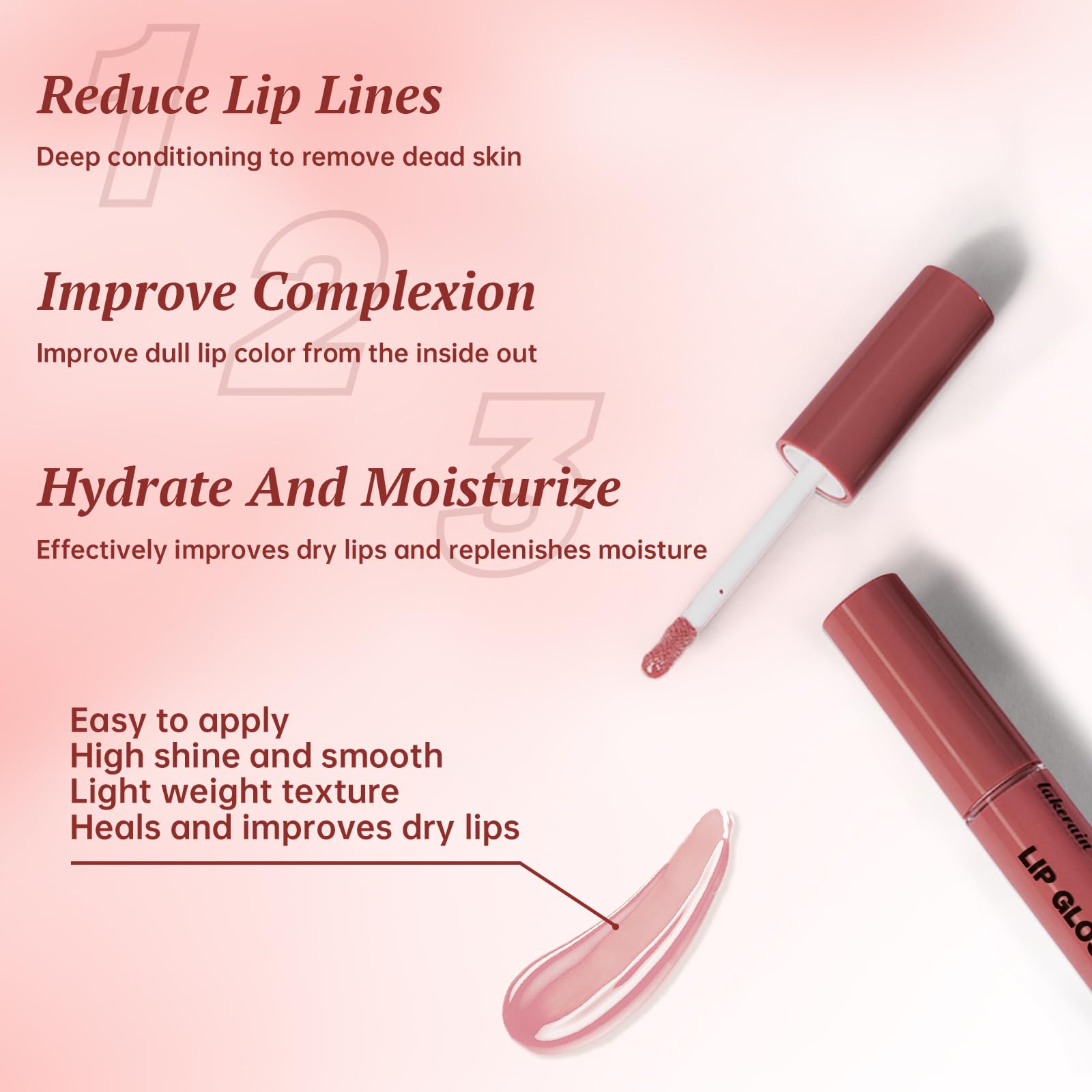 HOSAILY Peel Off Lip Liner Stain Tattoo – Long-Lasting Waterproof Lip Color & Gloss Duo