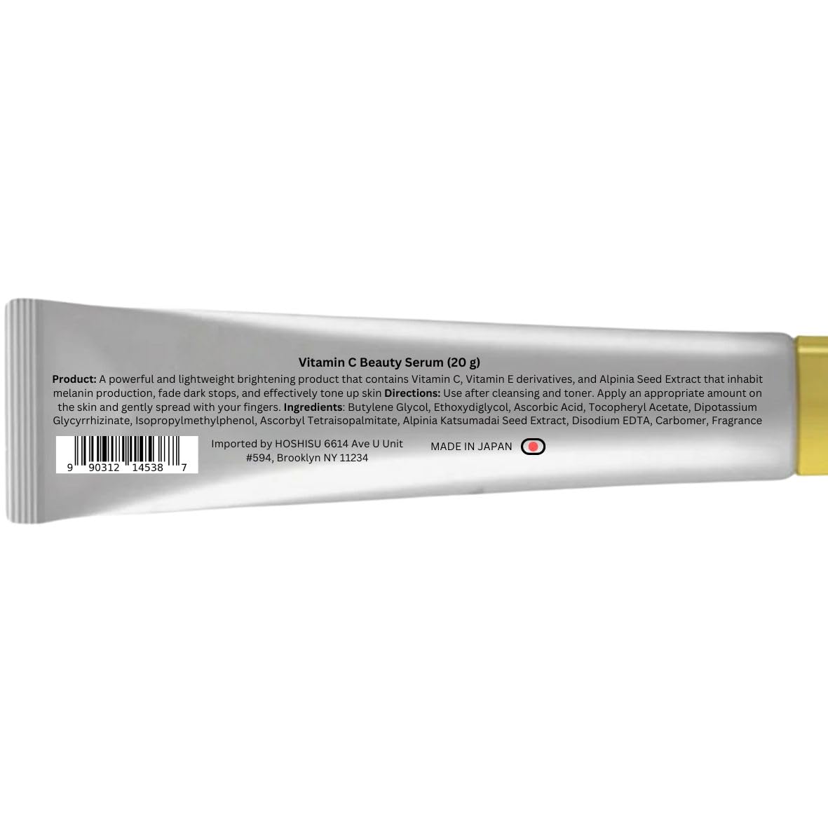 Hoshisu Vitamin C Serum 20ml – Made in Japan | Brighten & Even Skin Tone
