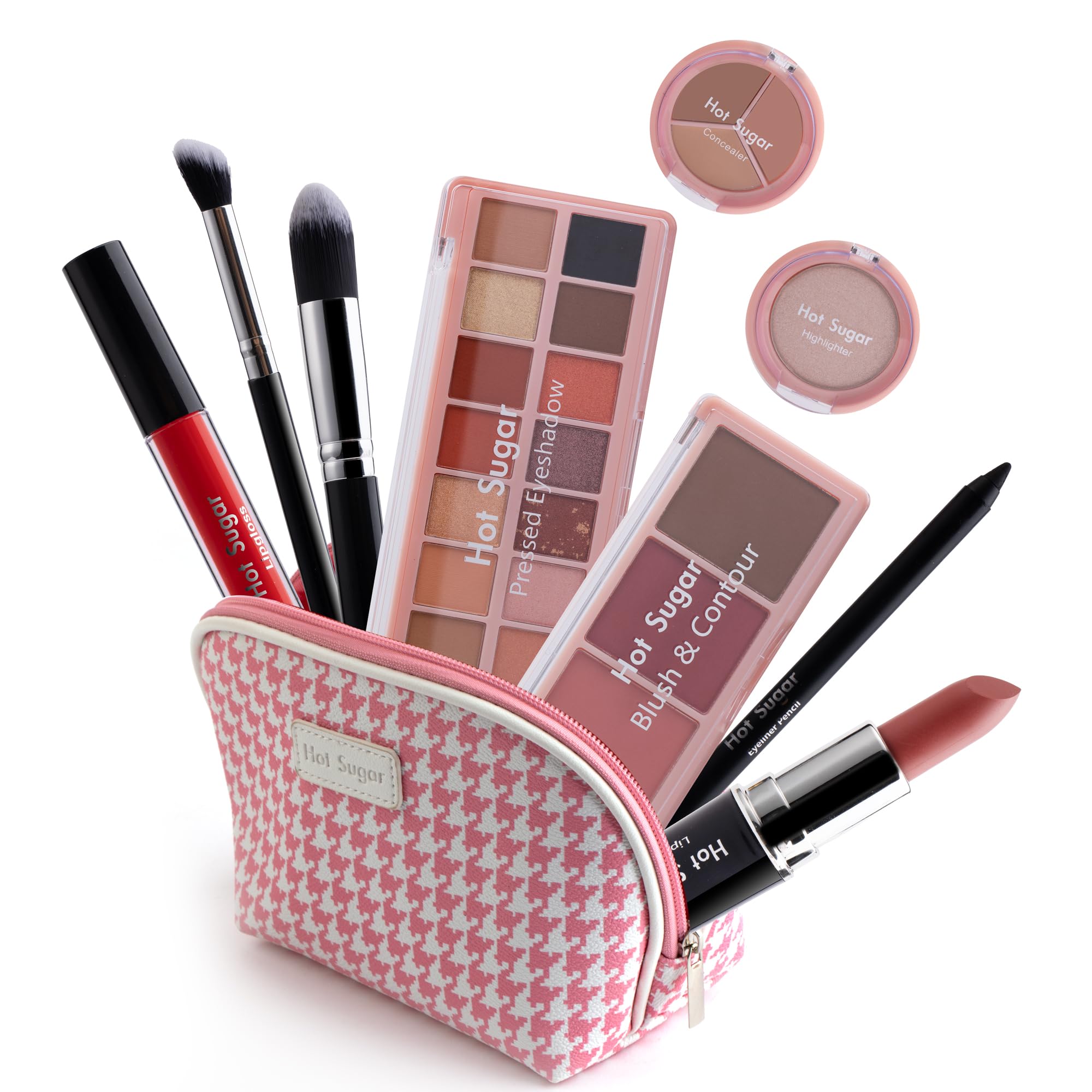 Hot Sugar All in One Makeup Kit — Complete 7-Piece Set