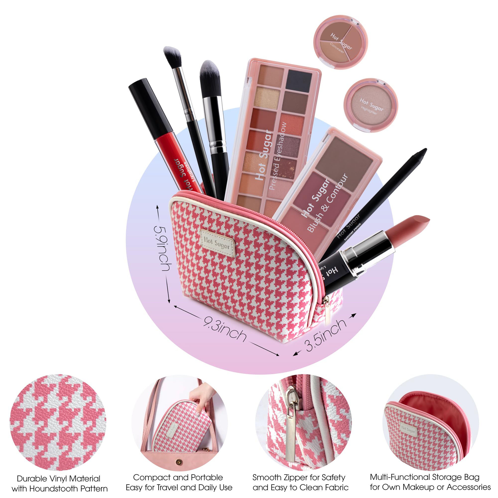 Hot Sugar All in One Makeup Kit — Complete 7-Piece Set