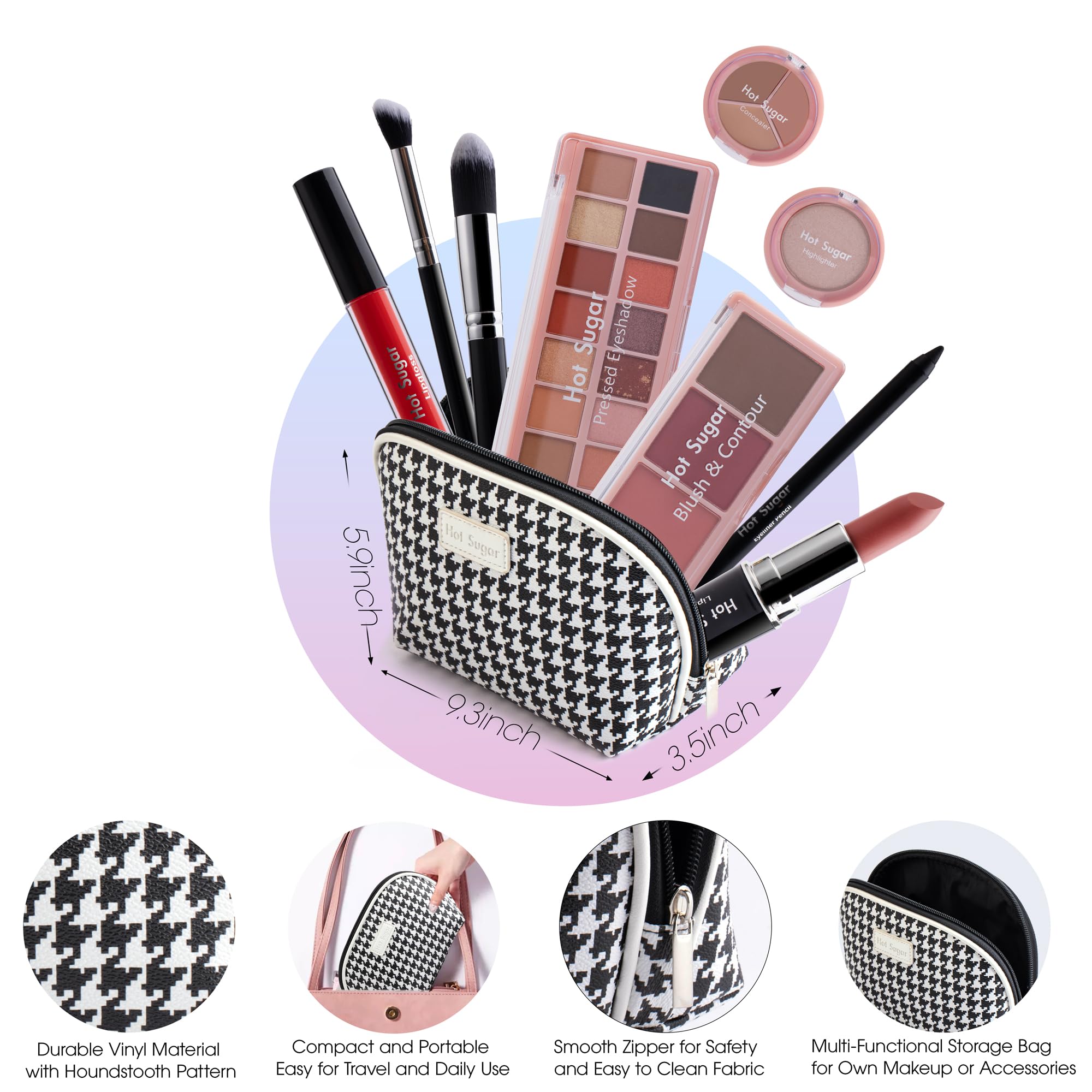 Hot Sugar All in One Makeup Kit – 7-Piece Makeup Set for Women and Teens