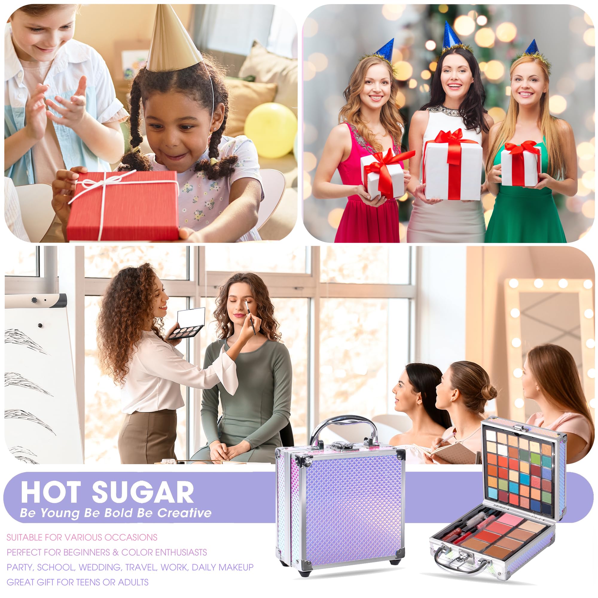 Hot Sugar Mermaid Makeup Kit for Girls 4–15 | All-in-One Teen Makeup Set