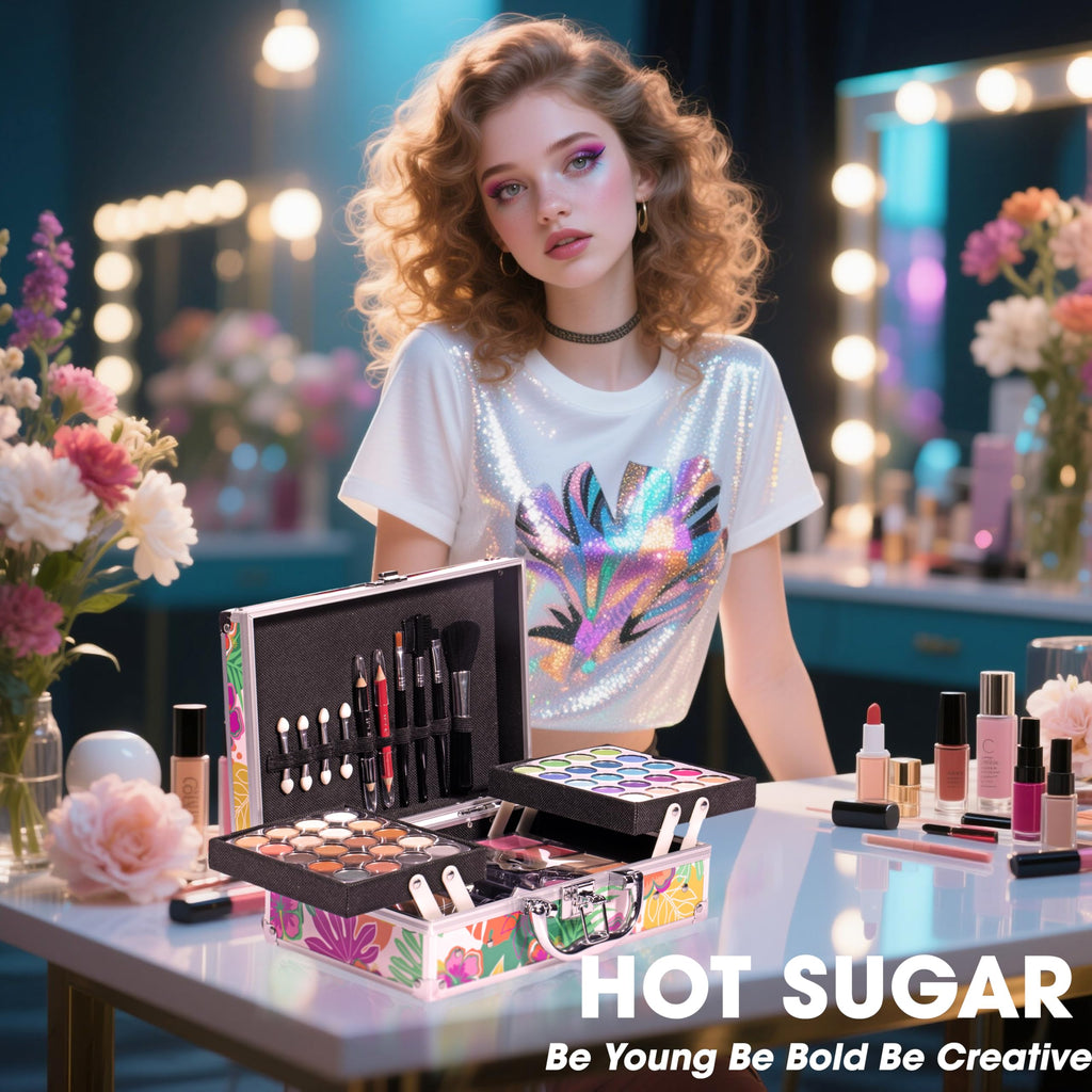 Hot Sugar Makeup Kit for Women – 40-Piece Beginner Set (Tropical)