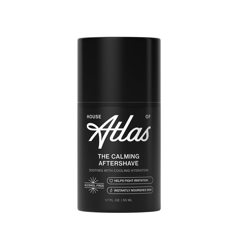 House of Atlas Calming Aftershave for Men — Hydrating, Alcohol-Free Post-Shave Lotion