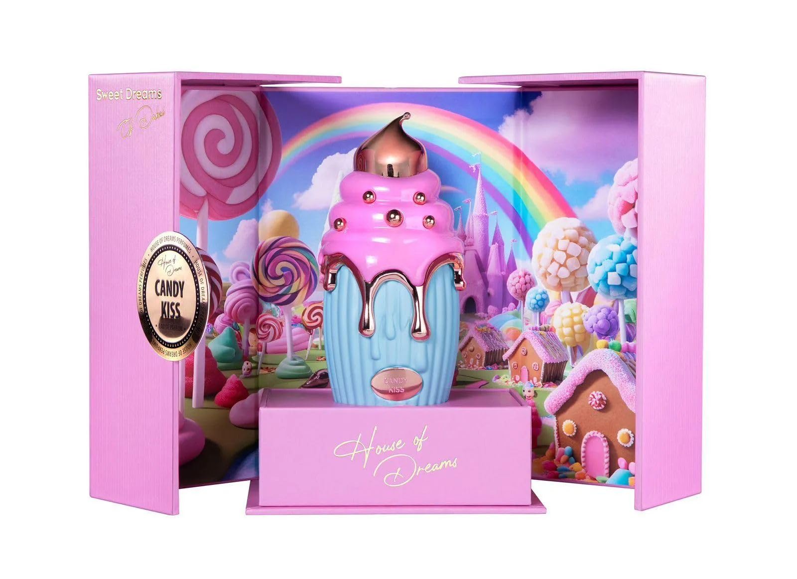 House Of Dreams Sweet Dreams of Dubai Candy Kiss EDP 3.4oz | Fruity Floral Gourmand
