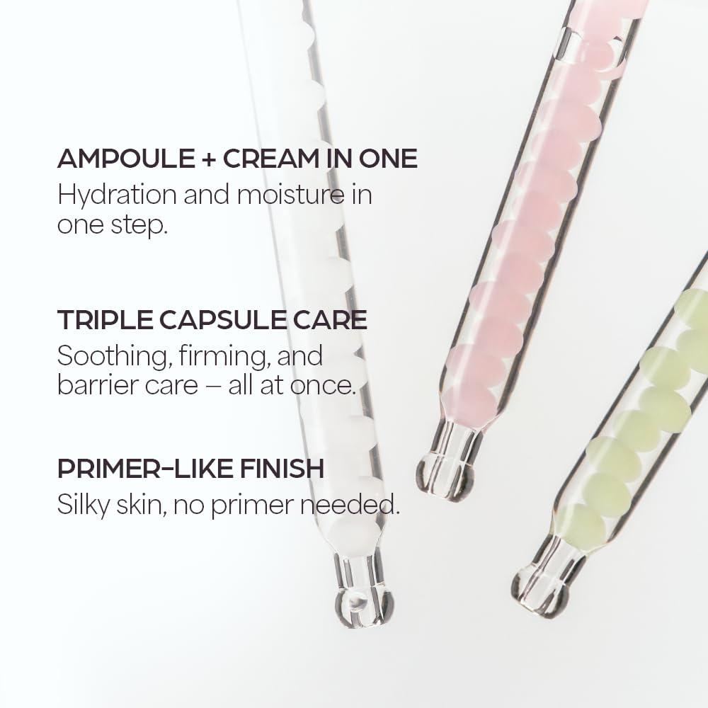 House of Hur 3X Capsule Hydro Booster Cream – 3-in-1 Gel Cream + Primer, 8HA & Hibiscus Collagen