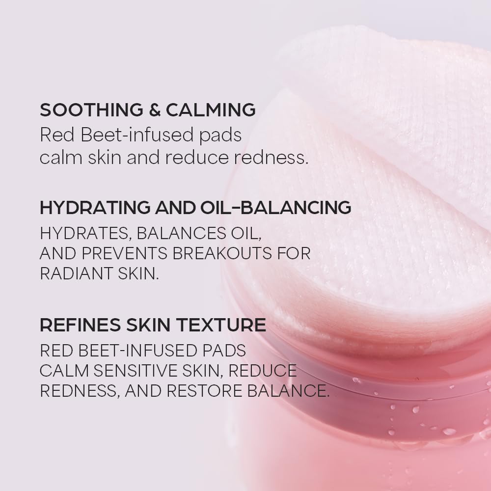 House of Hur Clearing Skin Prep Pads – Fungal Acne Safe AHA/BHA/PHA Toner (70 Pads, 140 ml) | Korean Skincare