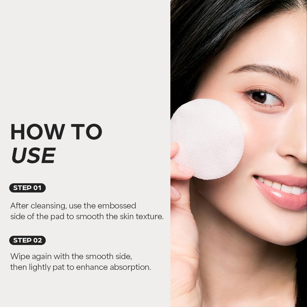 House of Hur Clearing Skin Prep Pads – Fungal Acne Safe AHA/BHA/PHA Toner (70 Pads, 140 ml) | Korean Skincare