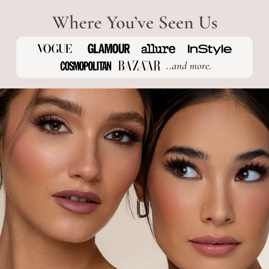 House of Lashes Iconic Demi – Comfortable Faux Mink Lashes for Bold Cat-Eye, Reusable & All Eye Shapes