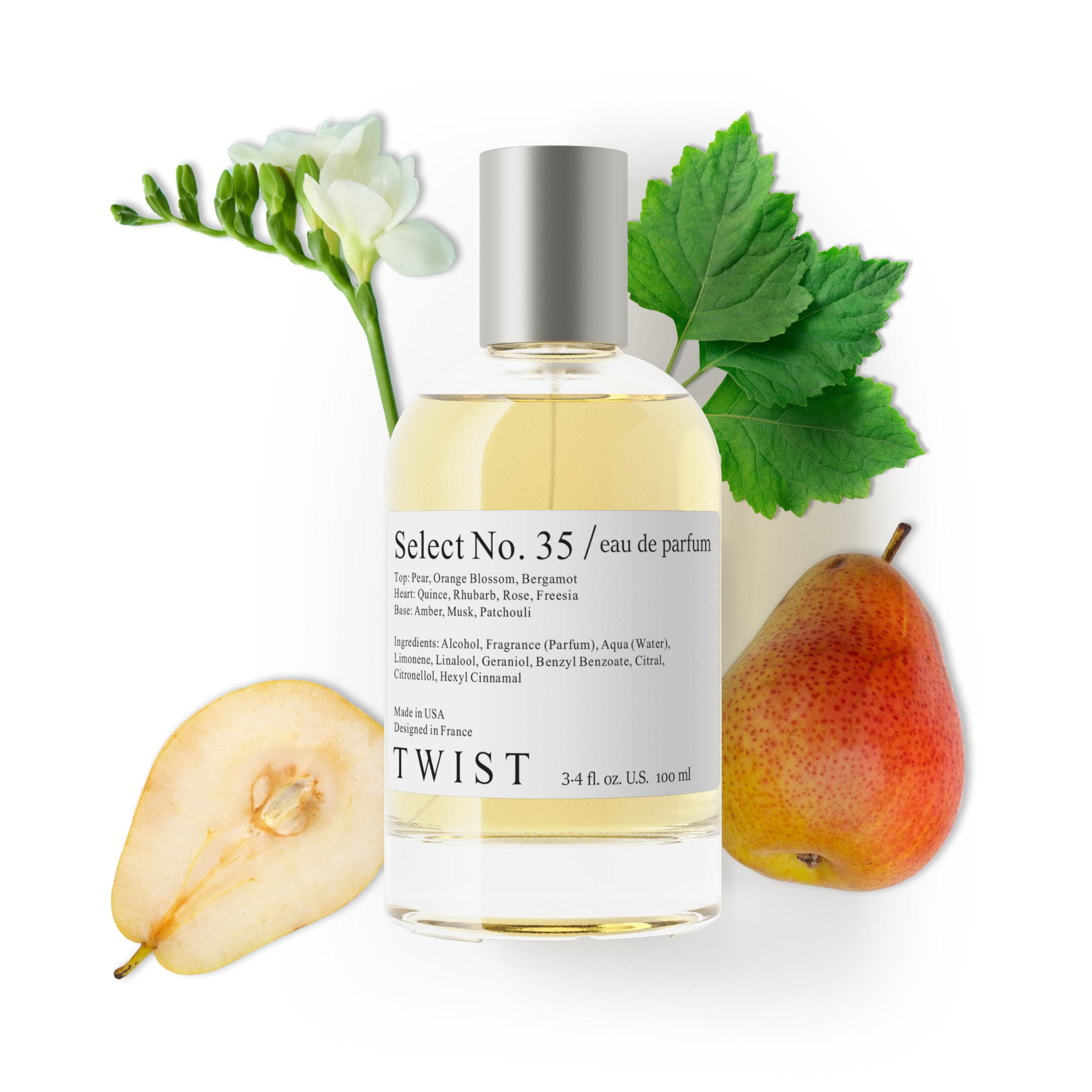 Twist Select No. 35 by House of Twist – Eau de Parfum Inspired by Jo Malone English Pear & Freesia, 100 ml