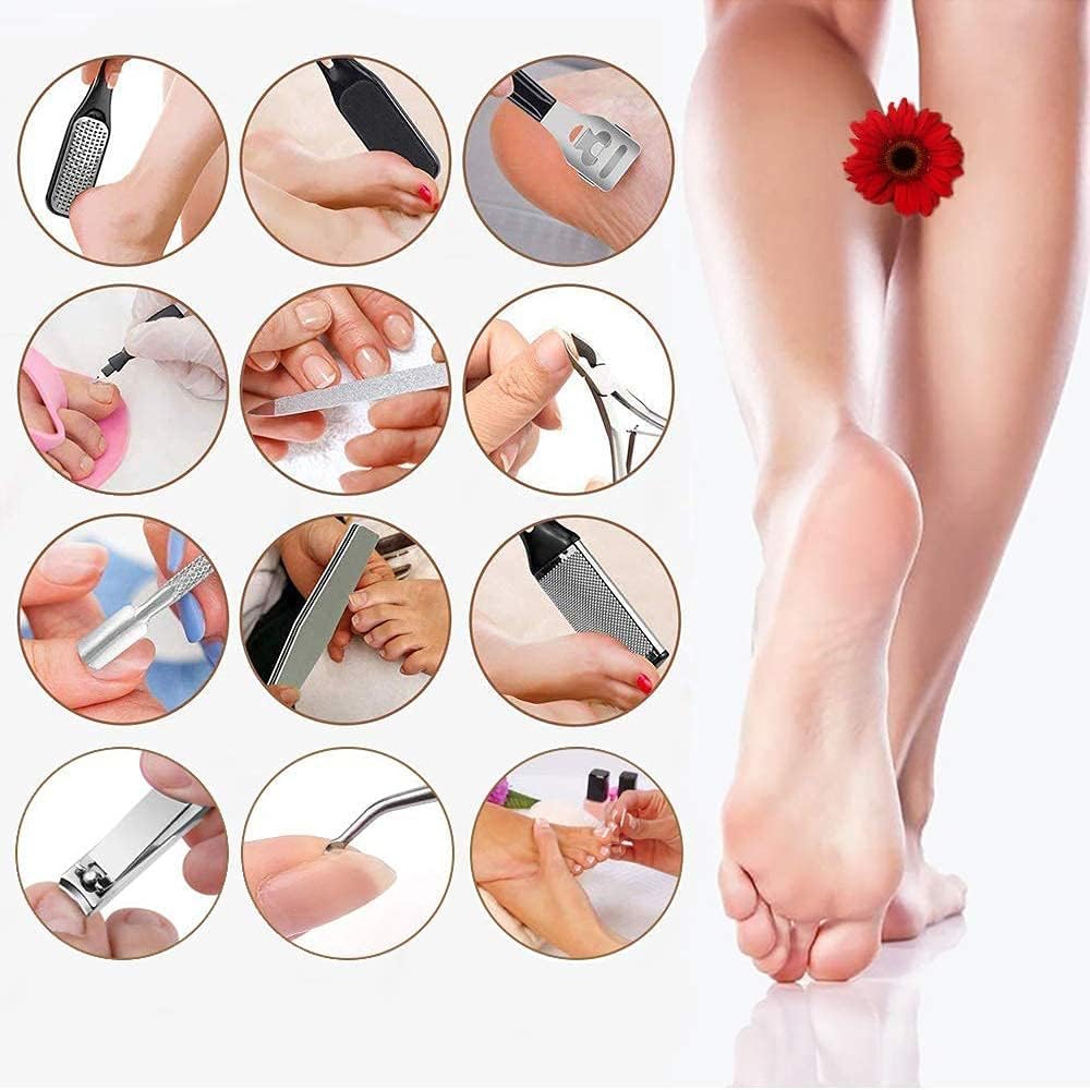 Hoxida Electric Callus Remover for Feet – Larger Grinding Head, USB Rechargeable, IPX7 Waterproof Foot File