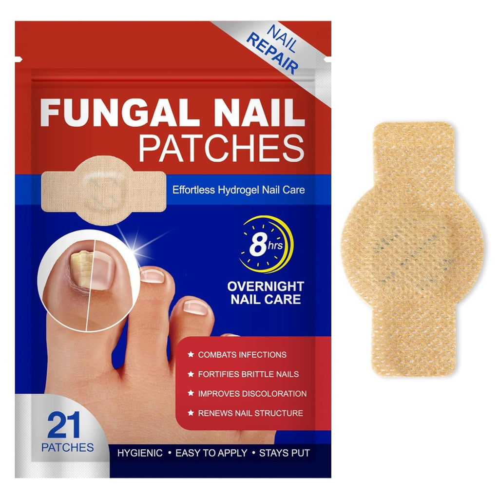 HQCC Fungal Nail Patches – 21-Count Professional Nail Care Solution