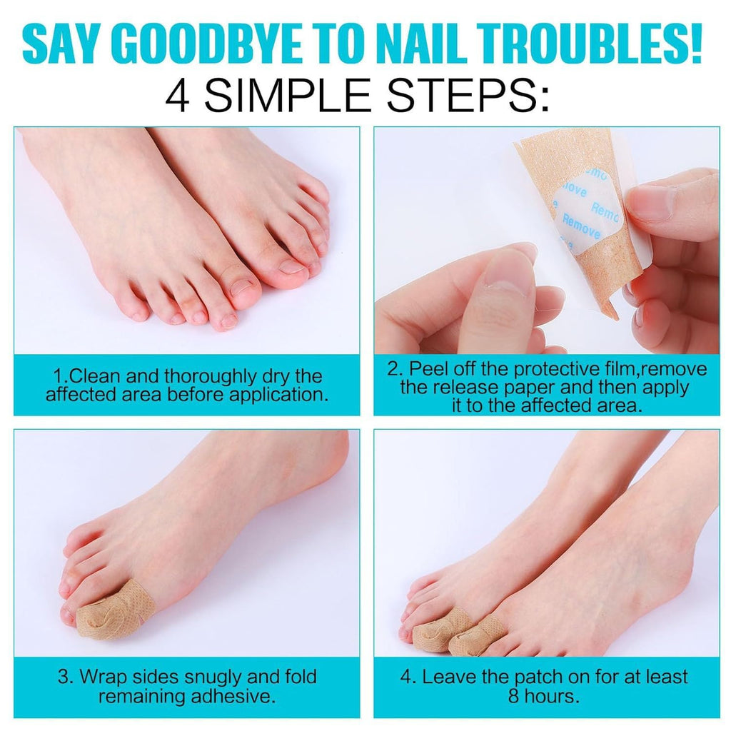 HQCC Fungal Nail Patches – 21-Count Professional Nail Care Solution