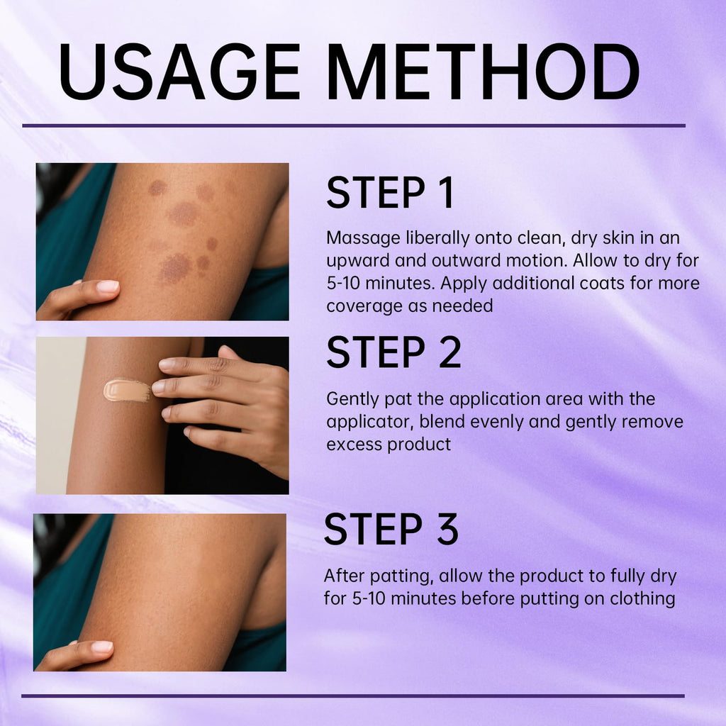 HRTTUO Body Coverage Perfector | Waterproof Leg & Body Makeup for Tattoo & Scar Concealment