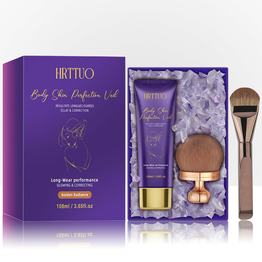 HRTTUO Body Coverage Perfector | Waterproof Leg & Body Makeup for Tattoo & Scar Concealment
