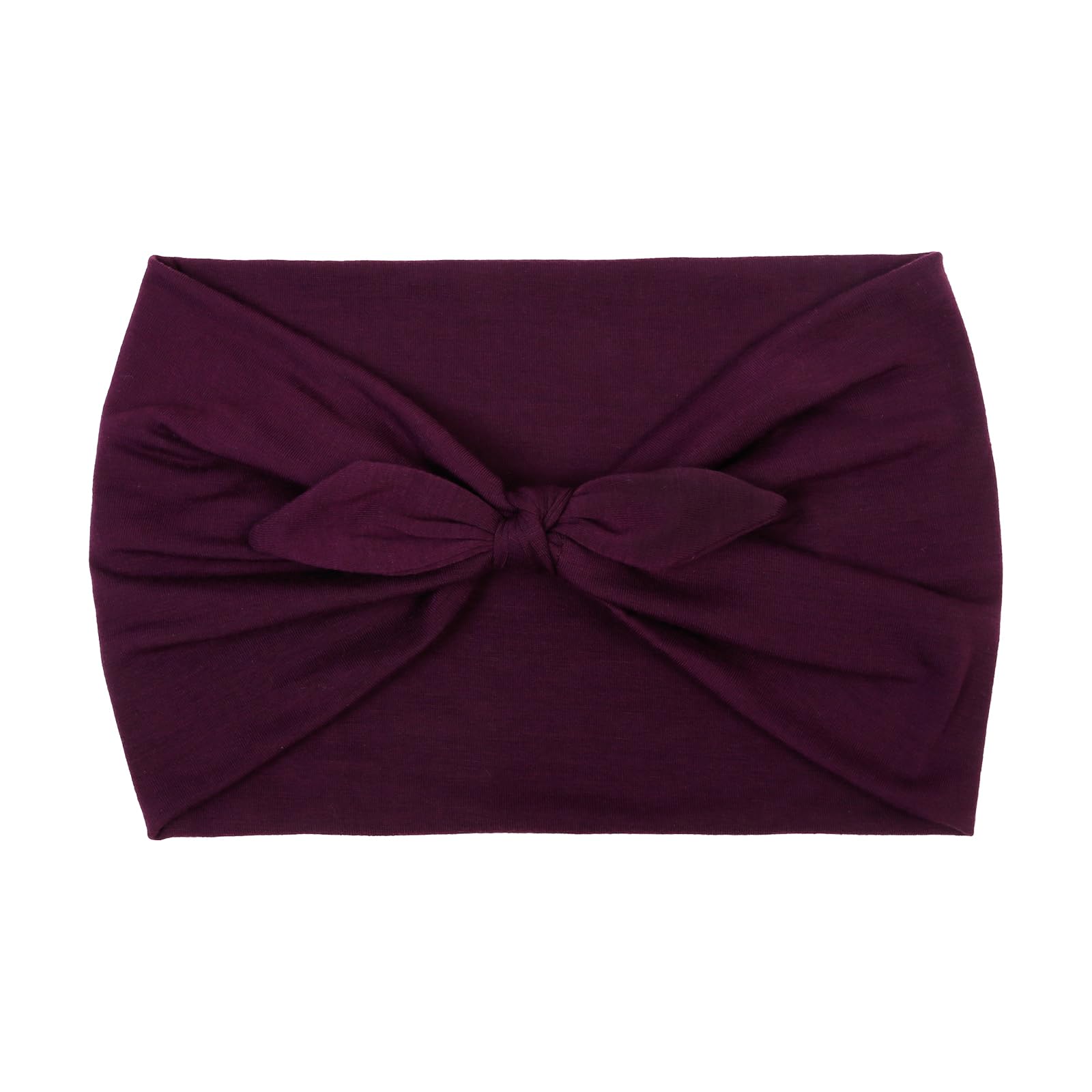 Huachi 6-Pack Bow Headbands for Women – 7'' Extra Wide, Non-Slip Hair Accessories