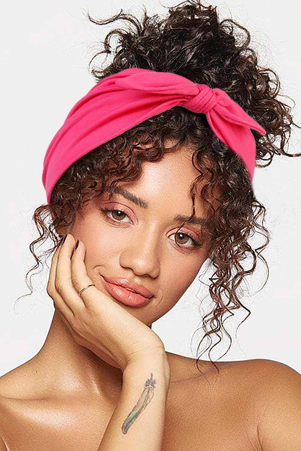 Huachi 6-Pack Bow Headbands for Women – 7'' Extra Wide, Non-Slip Hair Accessories