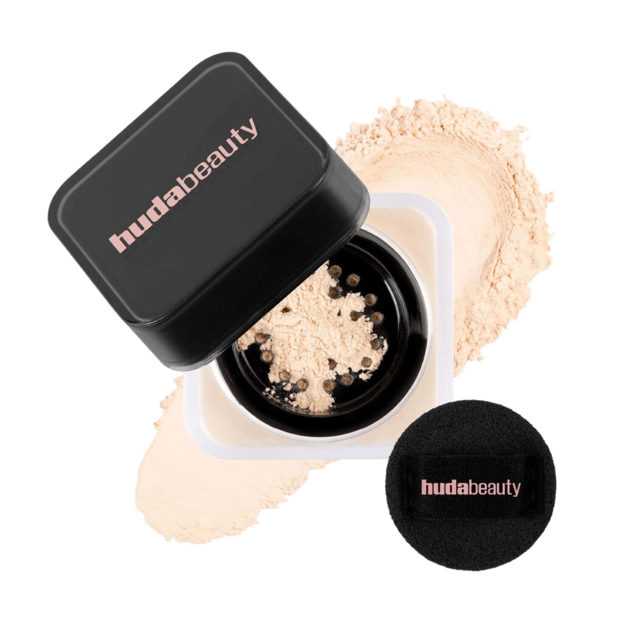 Huda Beauty Baby Bake Mini Loose Setting Powder – Pound Cake, 6g (Fair to Tan Skin Tones)