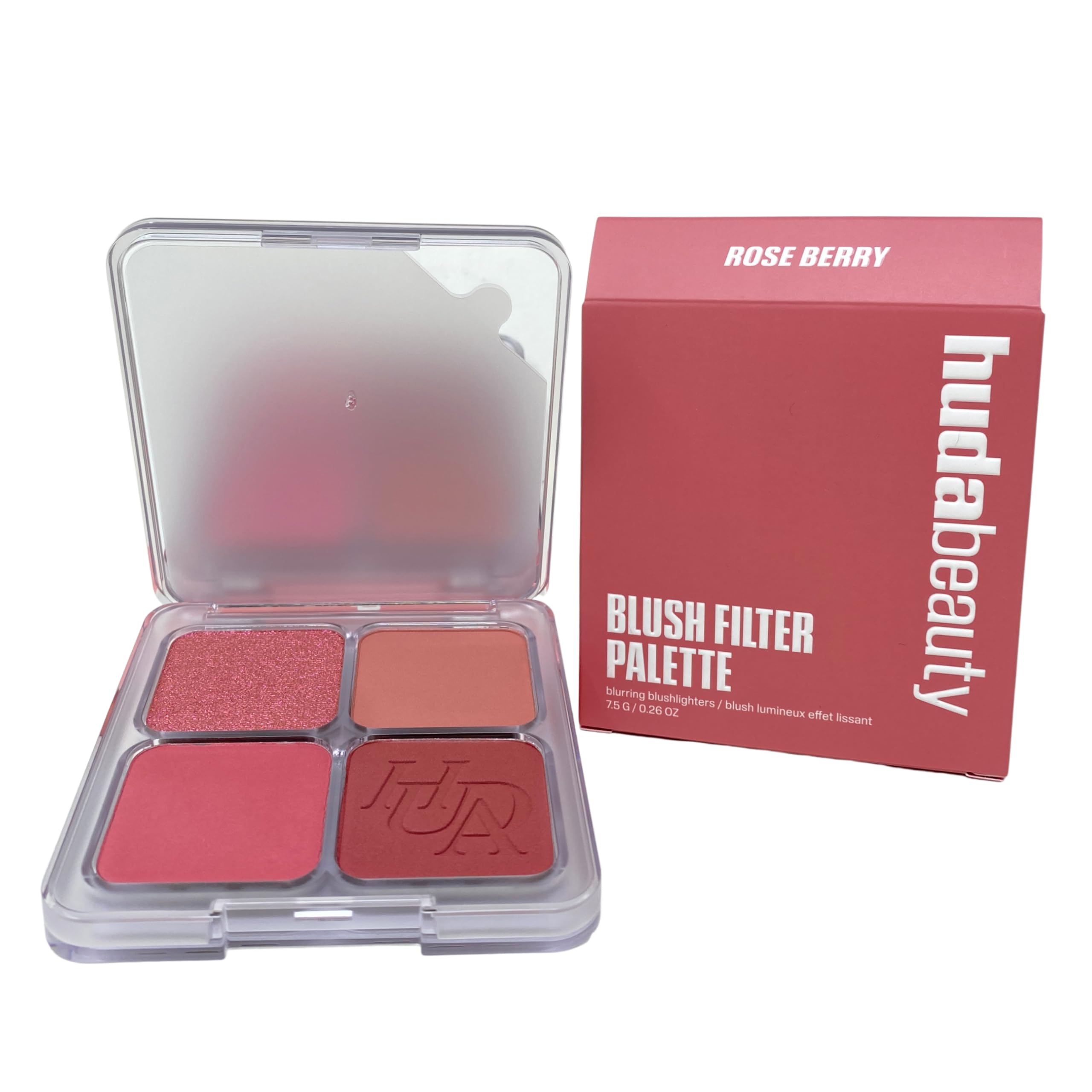 Huda Beauty Blush Filter Blurring Blushlighters Palette – Rose Berry – Limited Edition